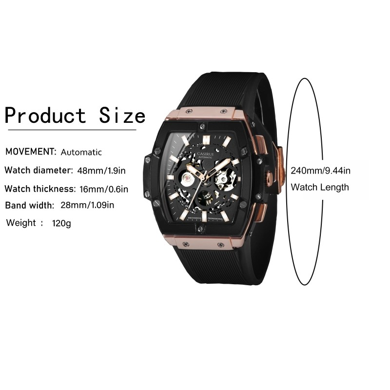 2025 Best Value: Alloy Skeleton Automatic Men's Watch - Incredible Price